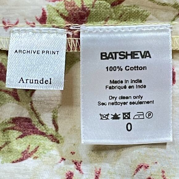 Batsheva x Laura Ashley Beaumaris Cotton Floral Midi Dress in Arundel Size 0 - Picture 5 of 5